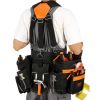 VEVOR Tool Belt with Suspenders, 29 Pockets, 29-54 inches Adjustable Waist Size, Tool Belts for Men