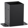 VEVOR 10 Pack 4x4 Post Base Brackets Heavy Duty Wood Post Fence Post Anchor