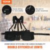 VEVOR Tool Belt with Suspenders, 29 Pockets, 29-54 inches Adjustable Waist Size, Tool Belts for Men