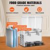VEVOR Commercial Beverage Dispenser, 20.4 Qt 18L 2 Tanks Ice Tea Drink Machine