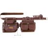VEVOR Tool Belt, 22 Pockets, Adjust from 29 Inches to 54 Inches, Premium PU Heavy Duty Tool Pouch Bag, Detachable Tool Bag for Electrician, Carpenter