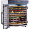 VEVOR Electric Food Dehydrator Machine, 800W Electric Food Dryer, 10 Stainless Steel Trays, with Digital Adjustable Timer & Temperature for Jerky