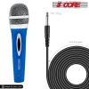 5 CORE Microphone Dynamic Vocal Handheld Mic Cardioid Unidirectional Microfono w On Off Switch + XLR Audio Cable for Singing Karaoke Public Speaking &