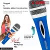 5 CORE Microphone Dynamic Vocal Handheld Mic Cardioid Unidirectional Microfono w On Off Switch + XLR Audio Cable for Singing Karaoke Public Speaking &