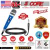 5 CORE Microphone Dynamic Vocal Handheld Mic Cardioid Unidirectional Microfono w On Off Switch + XLR Audio Cable for Singing Karaoke Public Speaking &