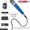 5 CORE Microphone Dynamic Vocal Handheld Mic Cardioid Unidirectional Microfono w On Off Switch + XLR Audio Cable for Singing Karaoke Public Speaking &