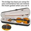 [Do Not Sell on Amazon]Full Size 4/4 Violin Set for Adults Beginners Students with Hard Case,Violin Bow,Shoulder Rest,Rosin,Extra Strings and Sordine