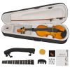 [Do Not Sell on Amazon]Full Size 4/4 Violin Set for Adults Beginners Students with Hard Case,Violin Bow,Shoulder Rest,Rosin,Extra Strings and Sordine
